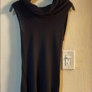 Black sleeveless top